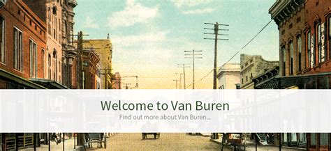 city of van buren|City of Van Buren .